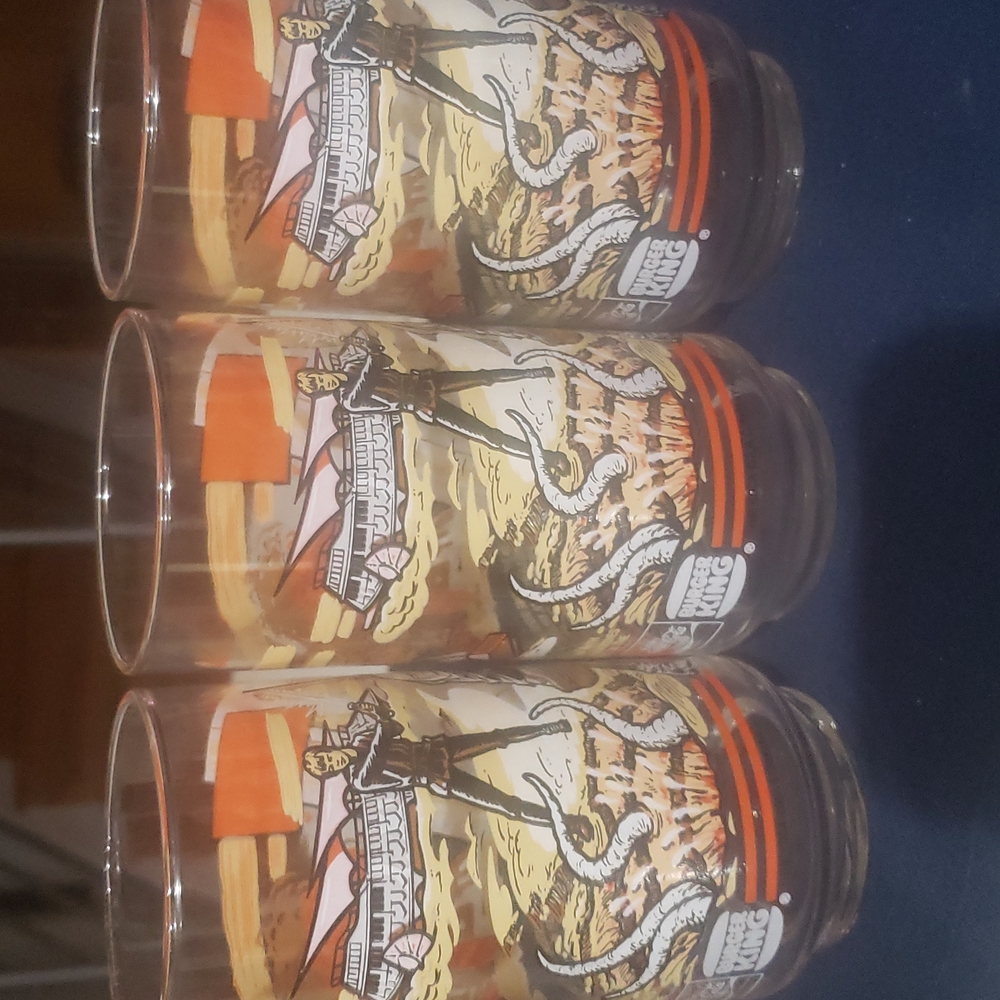 Star Wars "Return of the Jedi" 3 Glasses. Vintage 1983 - Burger King Coca Cola. - Picture 3 of 6